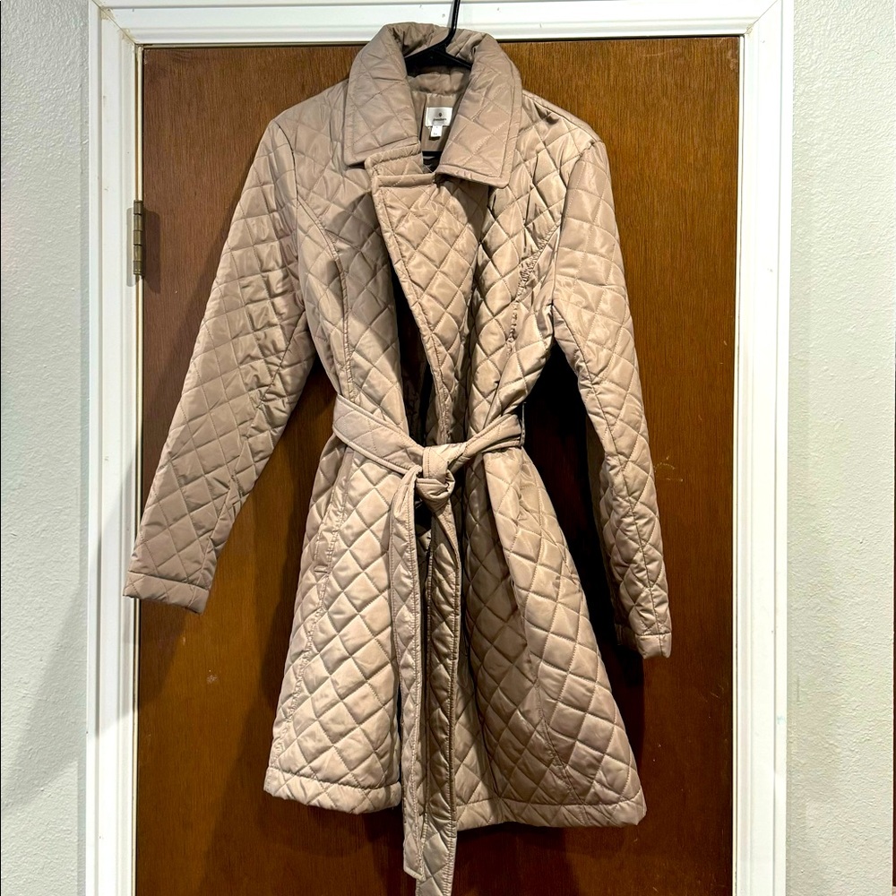 Dress Barn Quilted Trench Coat